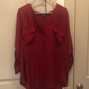 Beautiful maroon blouse